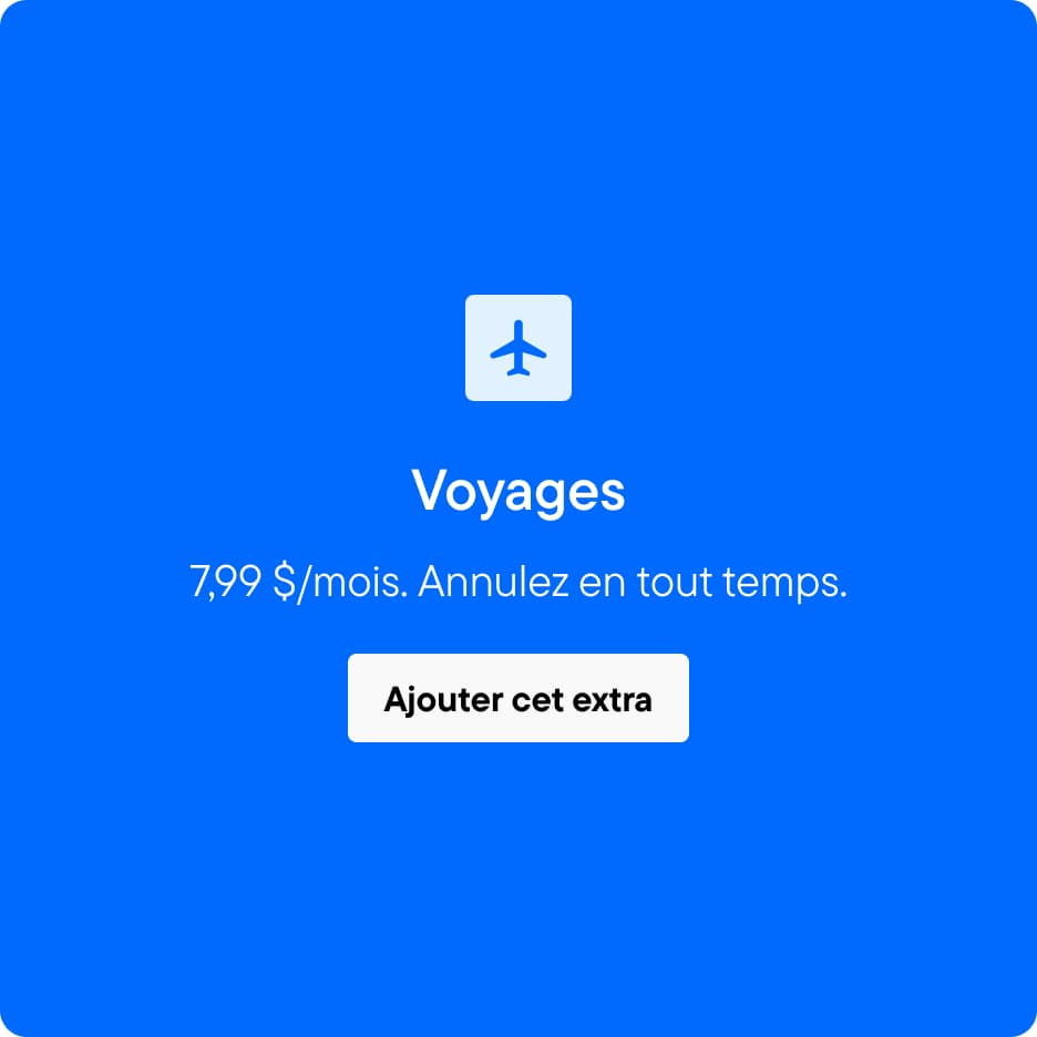 Avantages compris :